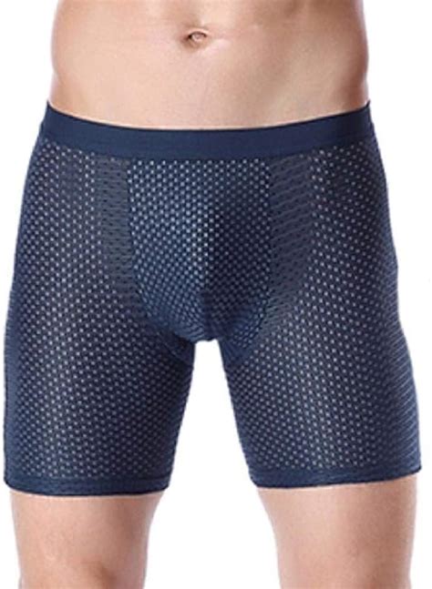 Ua Sexy Unterwäsche Unterwäsche Lange Boxer Für Männer Männer Boxershorts Ausbuchtung Beutel