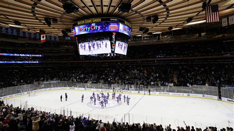 Rangers Expect Msg To Be Rocking For Game 3 Sportsnetca