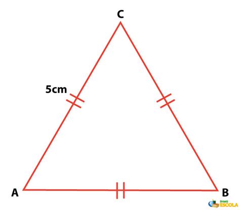 Área do triângulo equilátero como calcular Brasil Escola