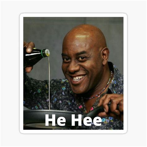 Best Women Ainsley Harriott Humour Photographic Style Sticker For