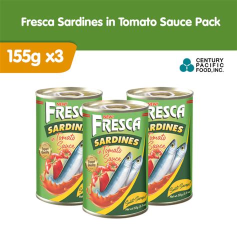 Fresca Sardines In Tomato Sauce G Pack Of Lazada Ph