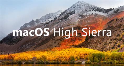 Os High Sierra Iso Alertspsado