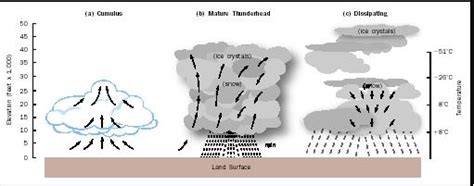 Precipitation and Clouds, Formation of - temperature, types, effect