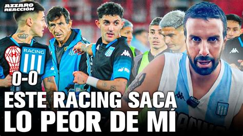 ESTE RACING SACA LO PEOR DE MÍ EMPATÓ 0 0 CON HURACÁN AZZARO