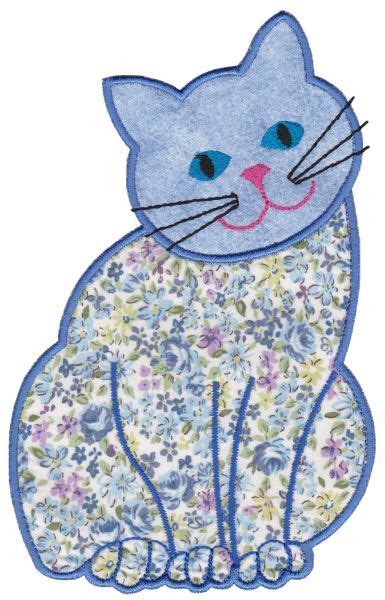 Machine Embroidery Designs And Patterns Oregonpatchworks Cat Applique