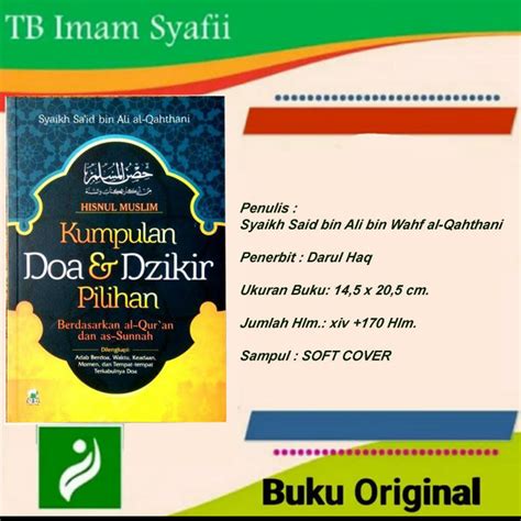 Kumpulan Doa Dan Dzikir Pilihan Ukuran Besar Hisnul Muslim Darul