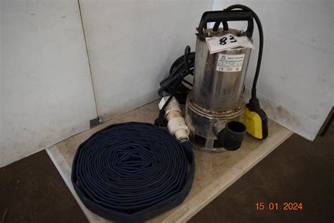 ``wac Wacker`` Stainless Steel Submersible Single Phase Pump Auction 0083 9047763 Grays