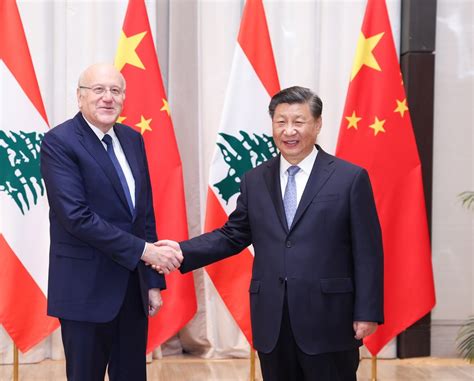 Xi Meets Lebanese PM On Ties Xinhua