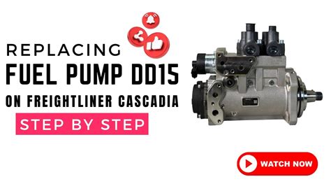 Dd15 High Pressure Fuel Pump Freightliner Cascadia Replacement And Timing Tips Youtube