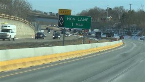 HOV lanes reopen after snow removal