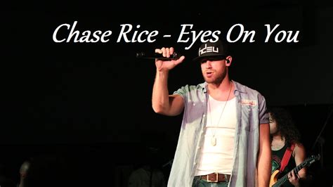 Chase Rice Eyes on you Official lyrics