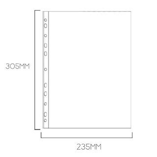 Clear Files And Folders Hole A Sheet Protector Folder Mm Extra