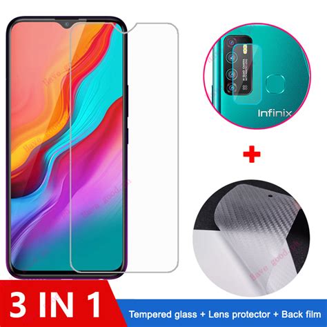 3 In 1 Infinix Hot 9 Play 8 7 Lite Pro 6x Tempered Glass Infinix Smart 4 3 Plus 2 Hd Screen