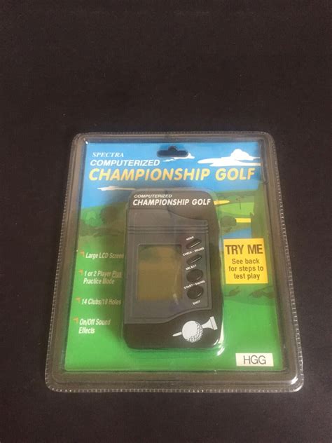 Spectra Computerized Championship Golf Electronic Hand Held Game Brand