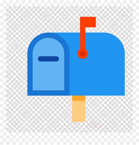 Mailbox Flat Icon Clipart Letter Box Mail Computer Social Media White