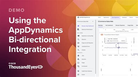 Demo Using The Thousandeyes And Appdynamics Bi Directional Integration