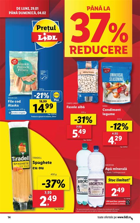 Catalog Lidl Ianuarie Februarie Oferte Revista Lidl