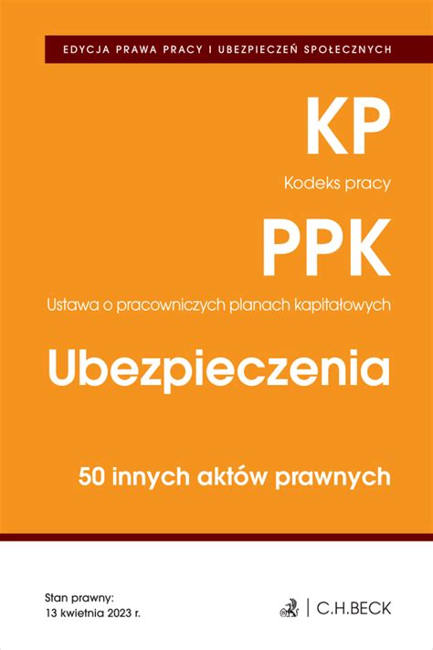 Edycja Prawa Pracy Kodeks Pracy Pracownicze Plany Kapita Owe