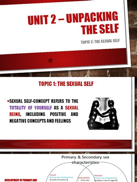 Unit 2 Sexual Self With Explanation Pdf Sexually Transmitted Infection Sexual Arousal