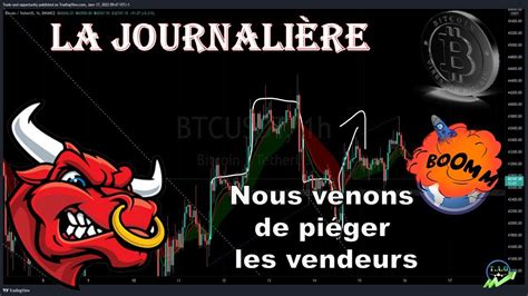 BITCOIN La Journalière BTC ce mouvement nous prédit un gros