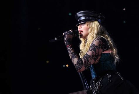 Madonna Falls During Her Concert Cinejosh