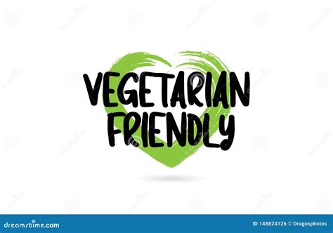 Vegetarian Friendly Word Text Logo Icon Typography Design Vector