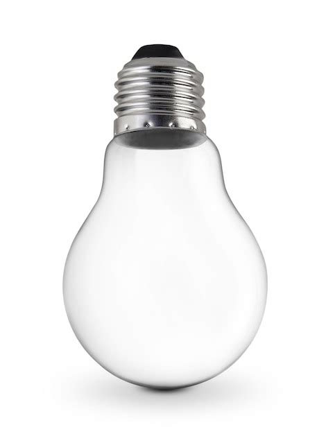 Premium Photo Light Bulb Isolated Realistic Photo Image