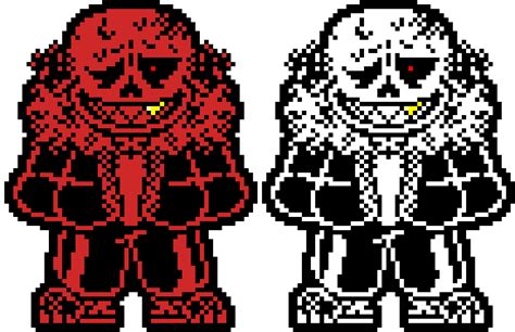 Cannon Underfell Sans Custom Sprite By Jacktheghost On Deviantart