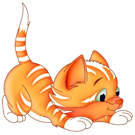 Download High Quality Cat Clipart Cute Orange Transparent Png Images