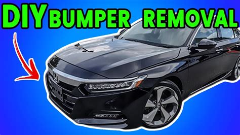 DIY 2018 2019 2020 Honda Accord Front Bumper Removal Takeout