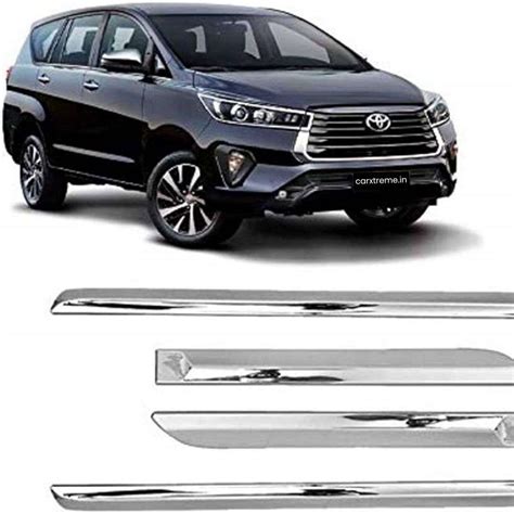 Buy Now Innova Crysta Side Beading Chrome Finish