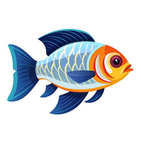 Tropical Fish Art Aquatic Wonder Stock Illustration Illustration Of