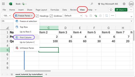 How To Freeze Columns In Excel Steps And Examples