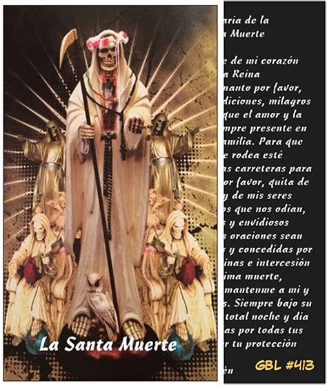 Oraci N Diaria Para La Protecci N Con La Santa Muerte Catalogo De