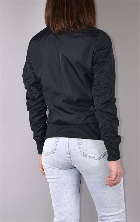 Женская ветровка-бомбер ALPHA INDUSTRIES TT MA-1 dark petrol, купить в ...