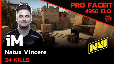 IM NAVI TAKES OVER FACEIT W S1mple MIRAGE FACEIT LVL 10 CSGO POV