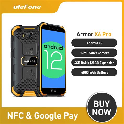 Ulefone Tel Fono Inteligente Armor X Pro Resistente Al Agua Global Gb