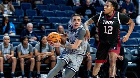 Mclaughlins 21 Points As Odu Women Take Down Troy 63 59