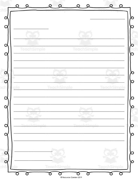 Friendly Letter Writing Template By Teach Simple