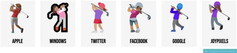 🏌️ Golfer Emojis 🏌🏻🏌🏼🏌🏽🏌🏾🏌🏿🏌️‍♂️🏌️‍♀️