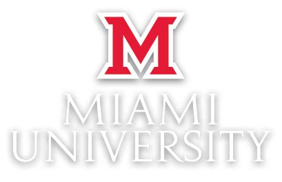 MiamiUniversityLogoStackedwhite | Miami University Jobs