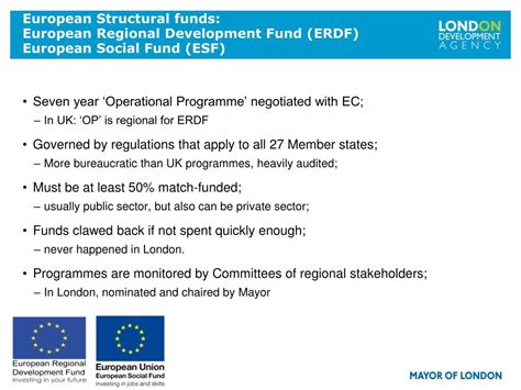 Ppt Map Of Distribution Of Structural Funds 2007 13 Powerpoint