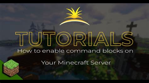 How To Enable Command Blocks On Your Minecraft Server Youtube