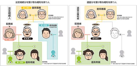 法定相続分・遺留分の違いとは？権利者や割合をわかりやすく図解