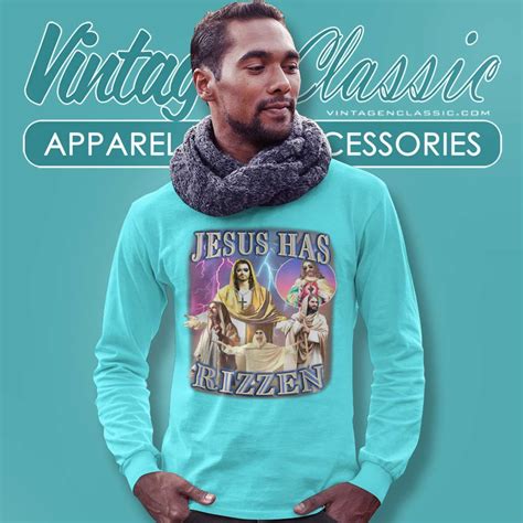 God Christian Jesus Has Rizzen Shirt Vintagenclassic Tee