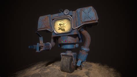 ArtStation - Securitron Victor - Fallout NV FanArt