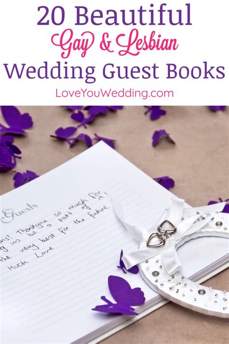 20 Beautiful Gay And Lesbian Wedding Guest Book Ideas