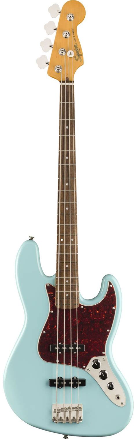 Squier By Fender Classic Vibe 60S Jazz Bass Lrl Daphne Blue Basses