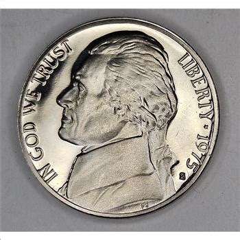 1975 S Jefferson Proof Nickel USA Coin Property Room