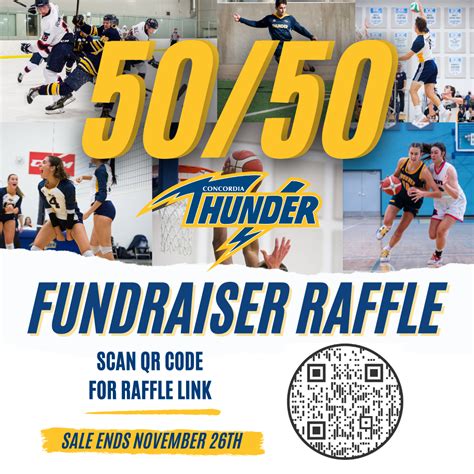 Thunder Athletics 5050 Raffle Fundraiser Concordia University Of